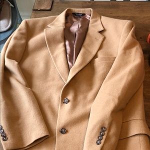 Jos. A Bank 100% Camel hair sport coat clean 46L